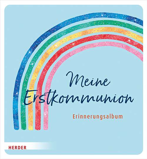 Buch Verlag Herder Meine Erstkommunion Erinnerungsalbum Regenbogen