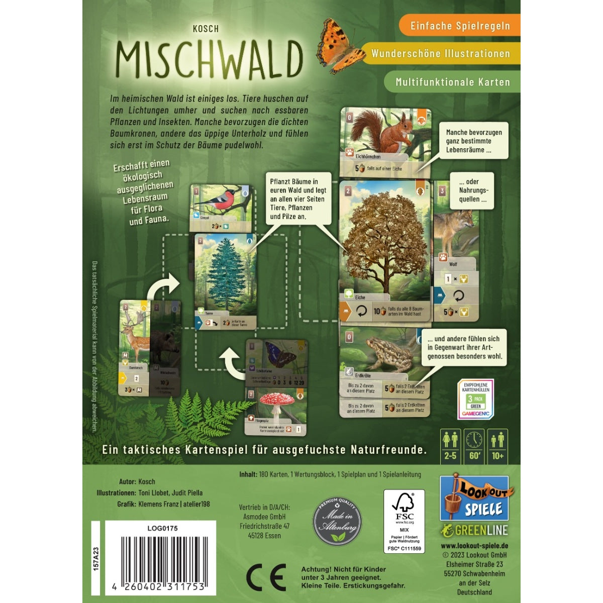 Gesellschaftsspiel Asmodee Mischwald