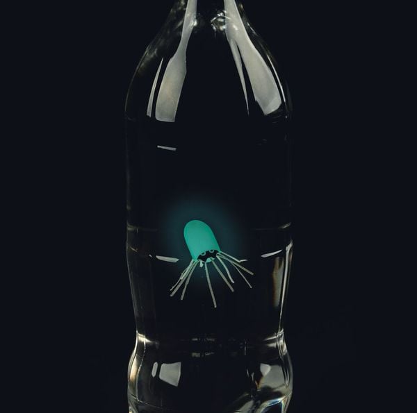 Experiment Moses Verlag PhänoMINT Nachtleuchtender Flaschentaucher