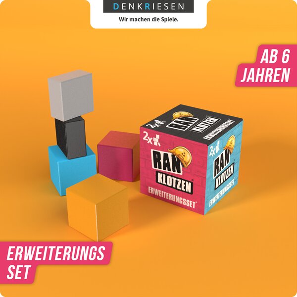 Wissensspiel Denkriesen RANKLOTZEN - „Auf die Klötze, fertig, los!“ - Erweiterungsset
