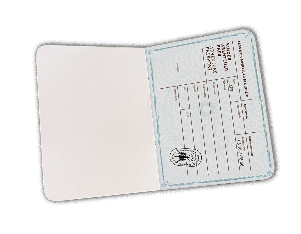 Eintragbuch Roadtyping Kinder Abenteuerpass