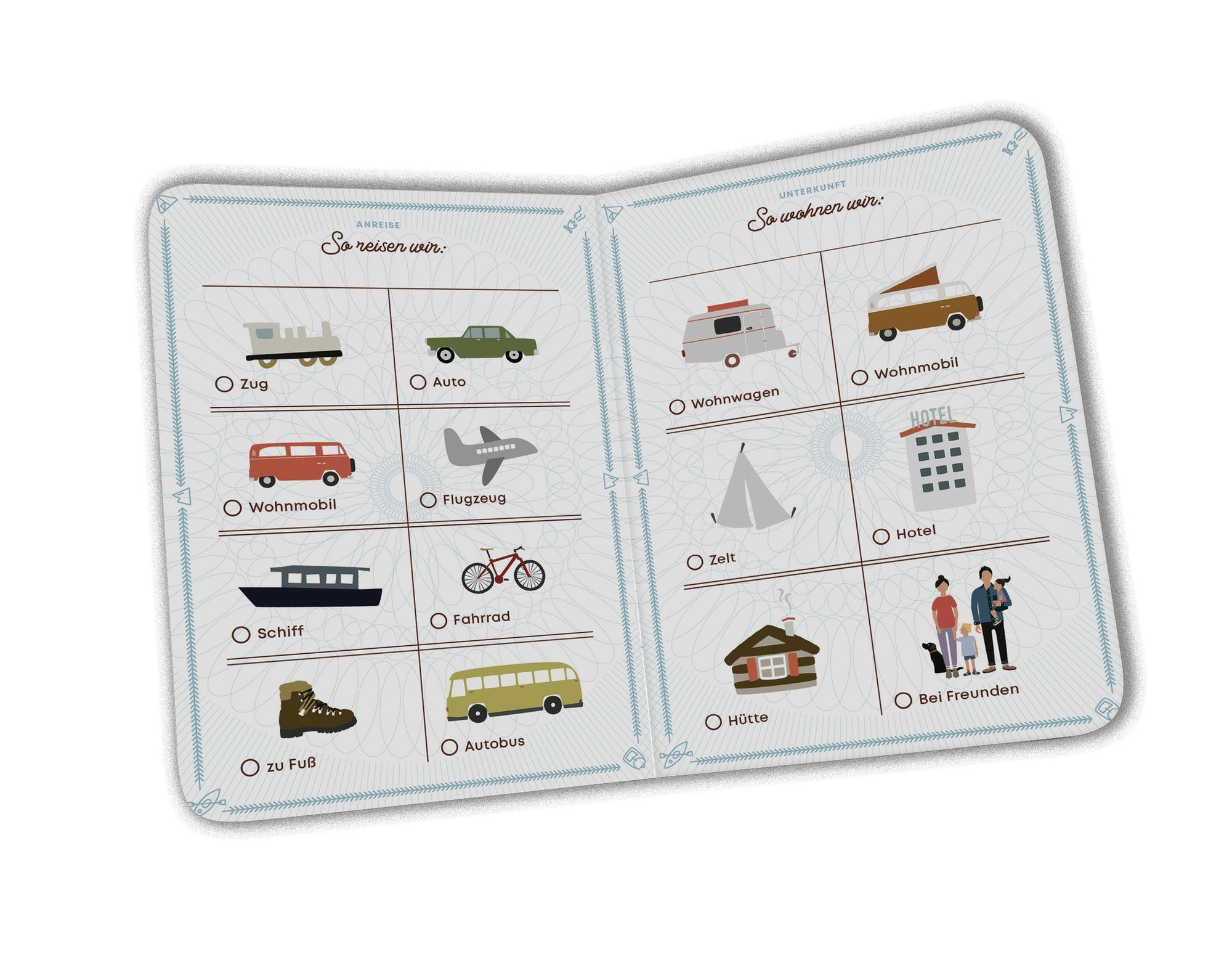 Eintragbuch Roadtyping Kinder Abenteuerpass