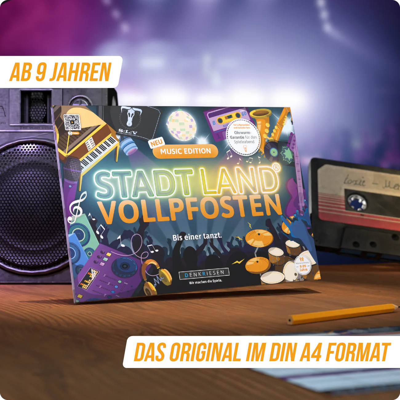 Wissensspiel Denkriesen STADT LAND VOLLPFOSTEN® - Music Edition