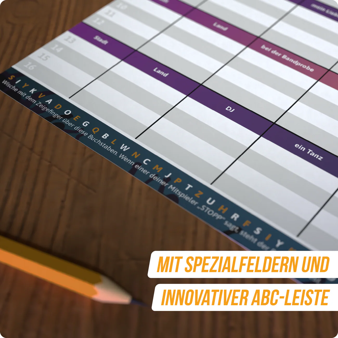 Wissensspiel Denkriesen STADT LAND VOLLPFOSTEN® - Music Edition