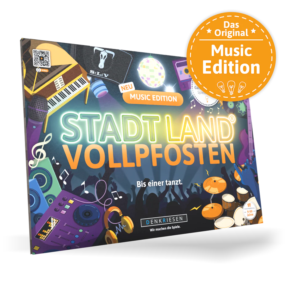 Wissensspiel Denkriesen STADT LAND VOLLPFOSTEN® - Music Edition