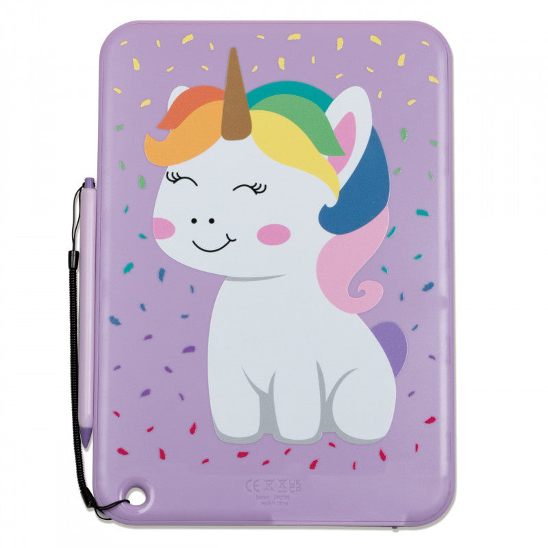Krimskrams Lutz Mauder Verlag TapirElla Einhorn-Pad, LCD Zaubermaltafel für Kinder