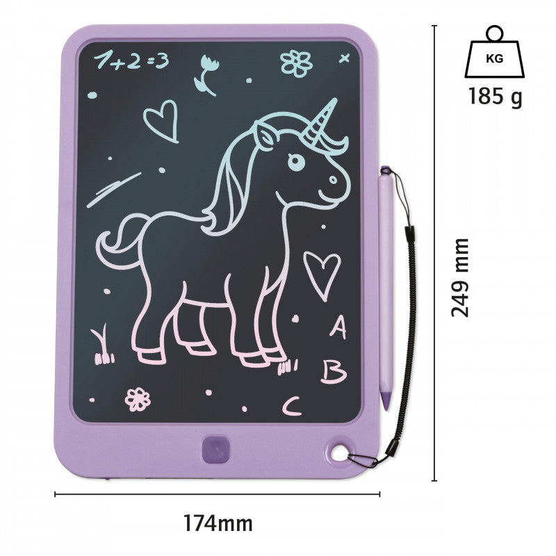 Krimskrams Lutz Mauder Verlag TapirElla Einhorn-Pad, LCD Zaubermaltafel für Kinder