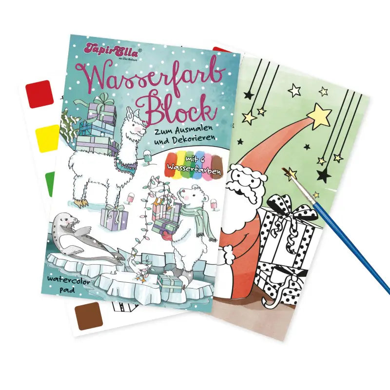 Krimskrams Lutz Mauder Verlag TapirElla Magischer Malblock, Winterzauber