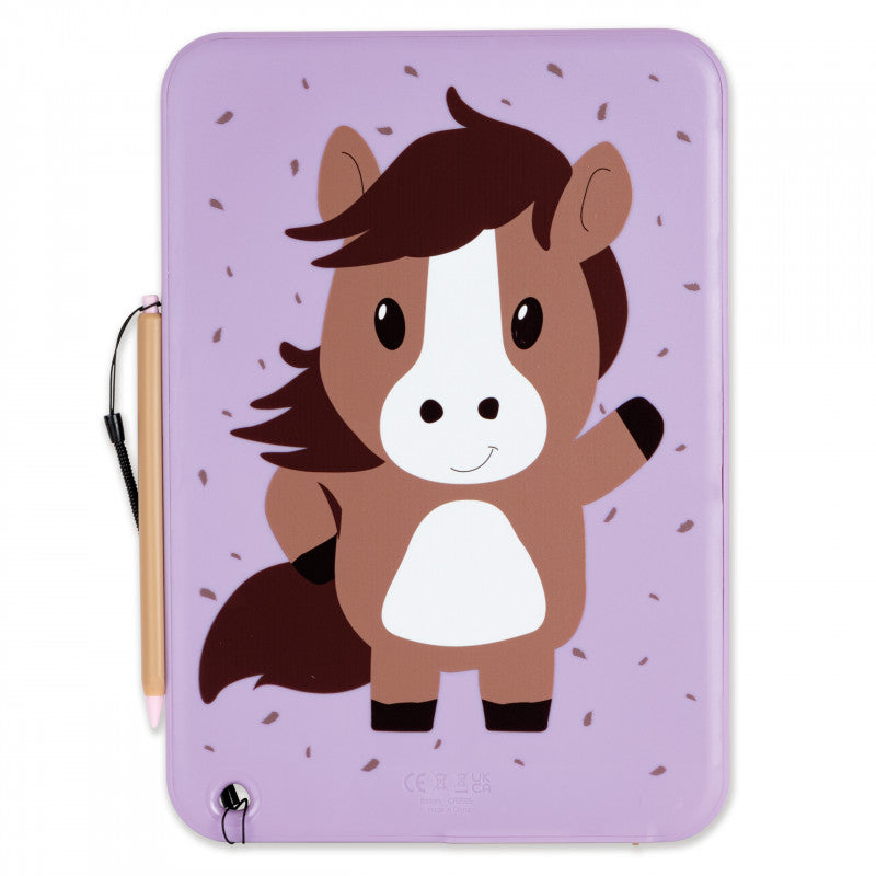 Krimskrams Lutz Mauder Verlag TapirElla Pony-Pad, LCD Zaubermaltafel für Kinder