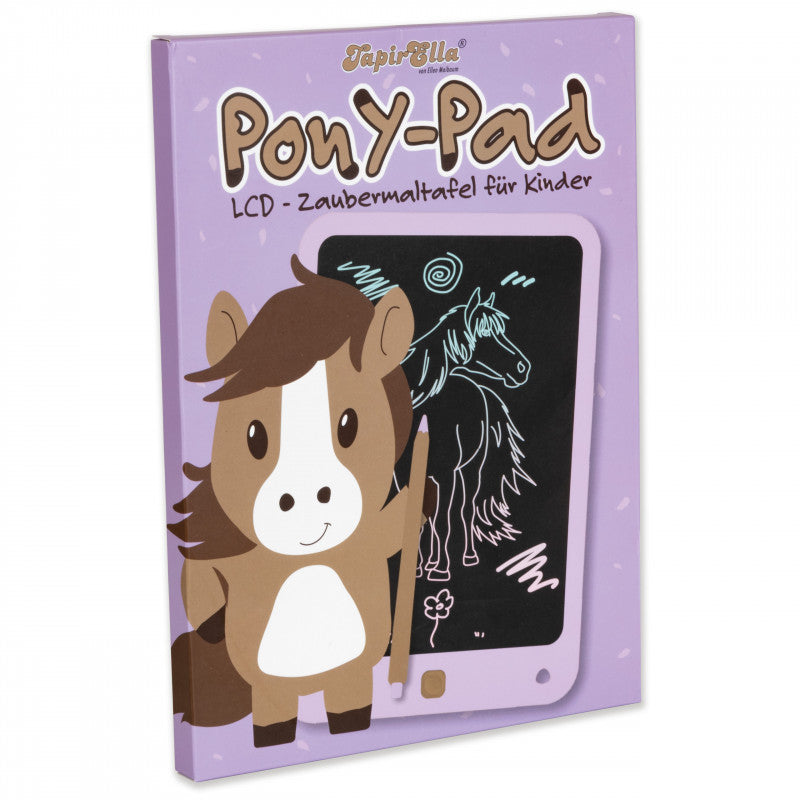 Krimskrams Lutz Mauder Verlag TapirElla Pony-Pad, LCD Zaubermaltafel für Kinder