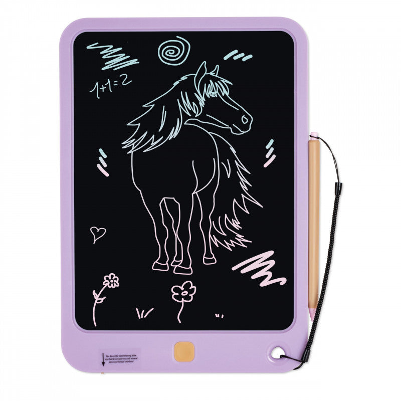 Krimskrams Lutz Mauder Verlag TapirElla Pony-Pad, LCD Zaubermaltafel für Kinder