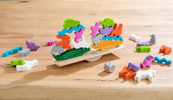 Gesellschaftsspiel HABA Tier auf Tier - Deluxe