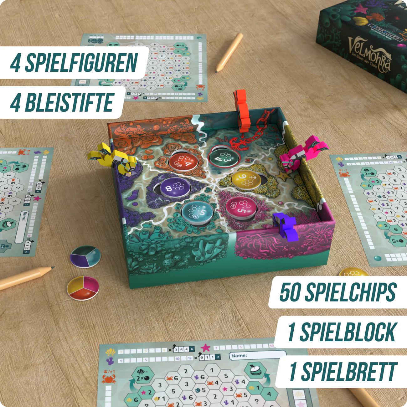 Wissensspiel Denkriesen Velmohra "Im Bann der Tiefe"
