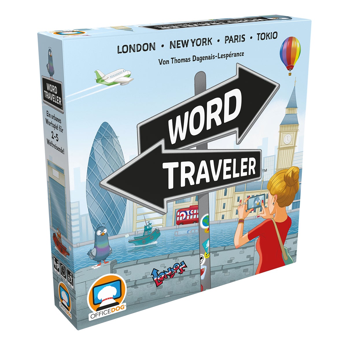 Gesellschaftsspiel Asmodee Word Traveler
