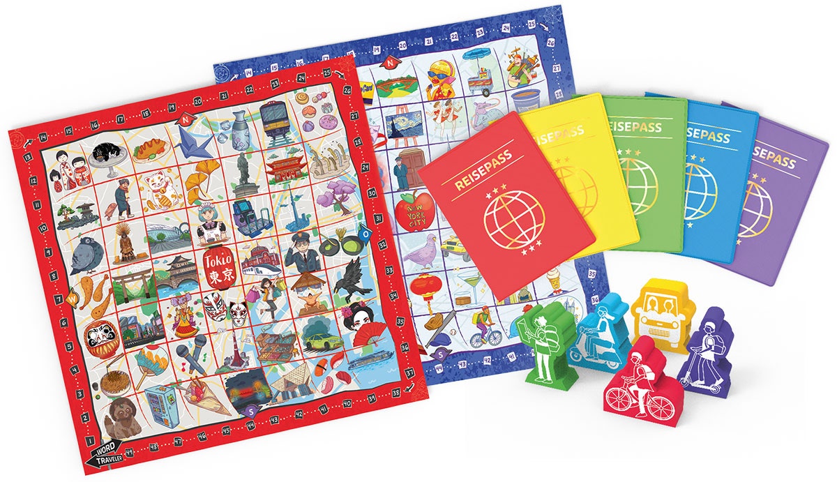 Gesellschaftsspiel Asmodee Word Traveler