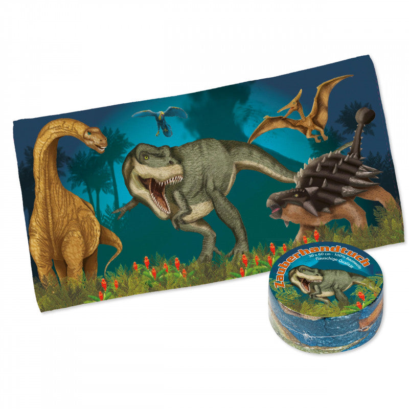 Krimskrams Lutz Mauder Verlag Zauberhandtücher TapirElla T-Rex