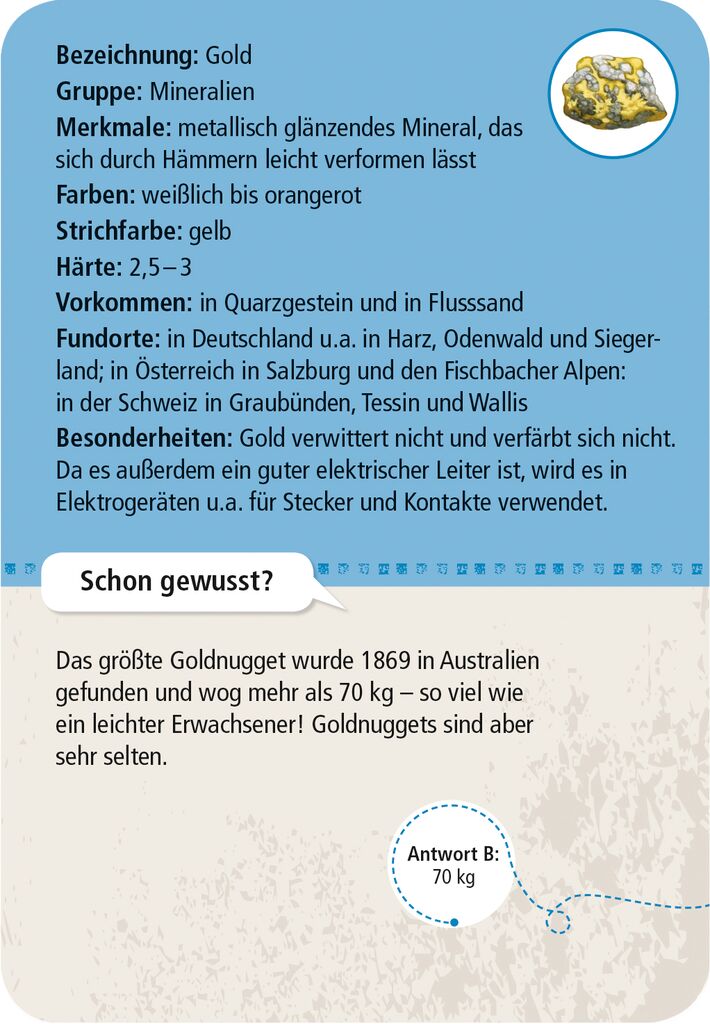 Moses 50 Karten / Pocket Quiz Moses Verlag Expedition Natur 50 Mineralien und Steine