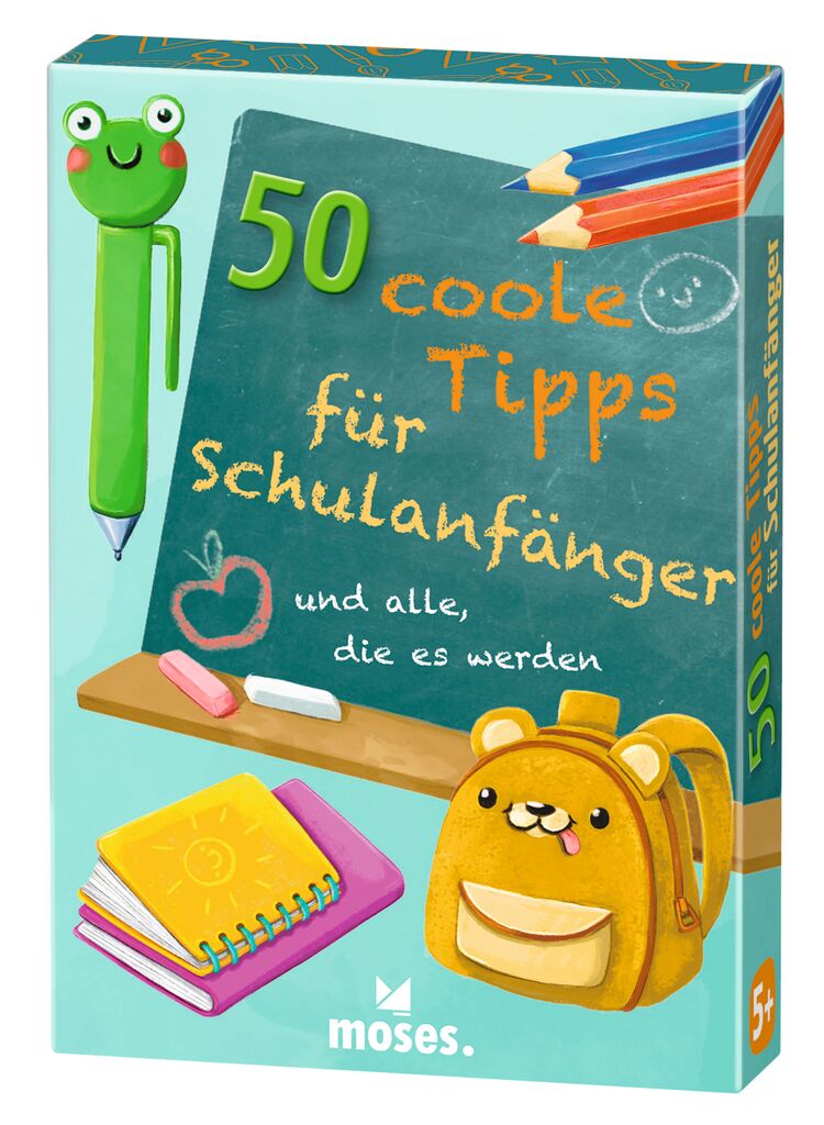Moses 50 Karten / Pocket Quiz Moses Verlag 50 coole Tipps für Schulanfänger