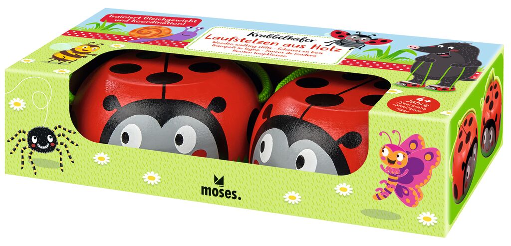 Sonstiges Moses Verlag Krabbelkäfer Laufstelzen aus Holz