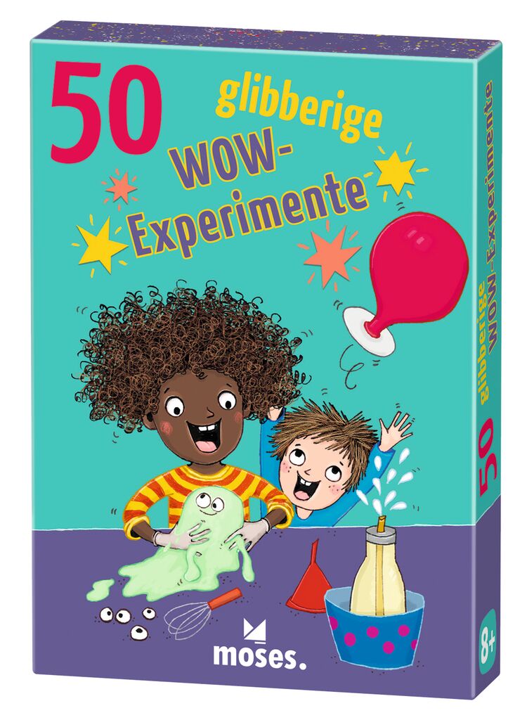 Moses 50 Karten / Pocket Quiz Moses Verlag 50 glibberige WOW-Experimente