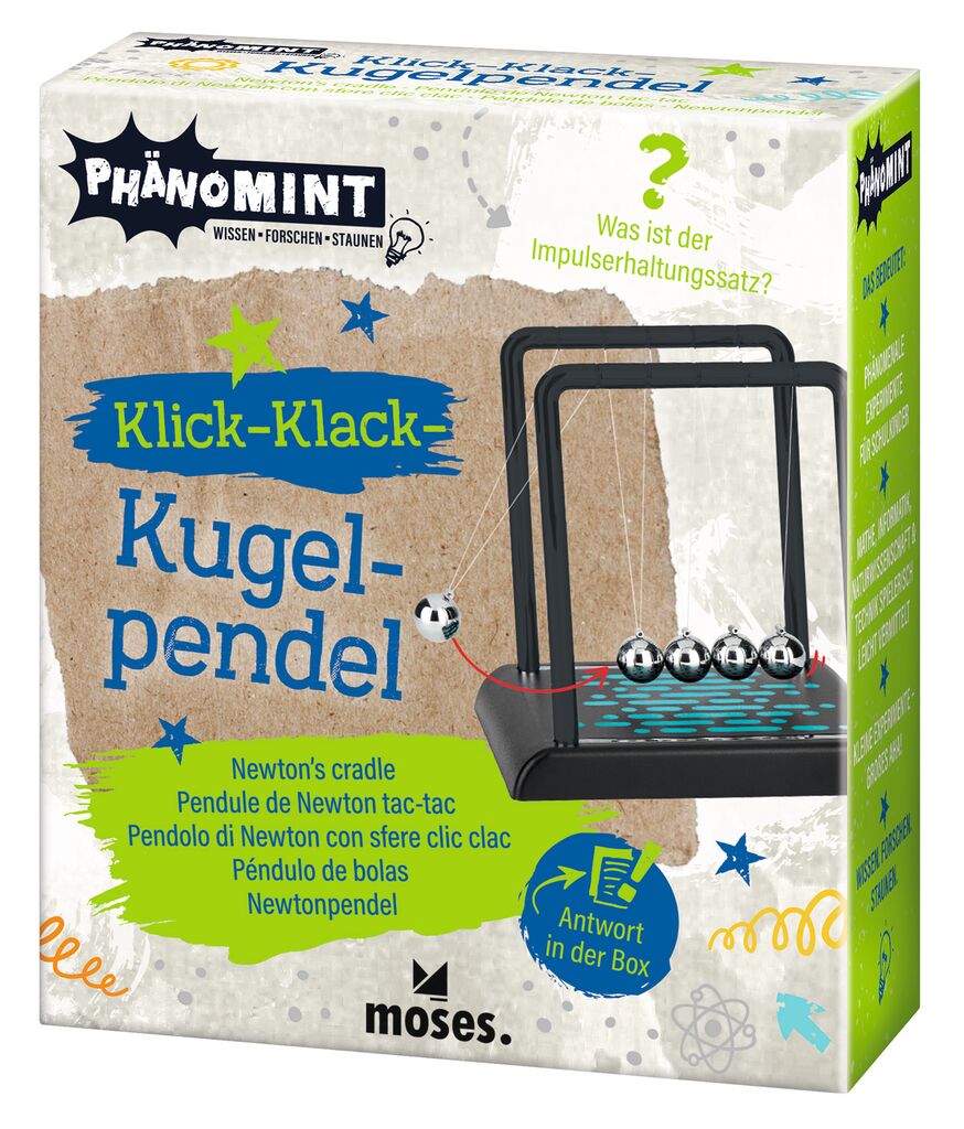 Experiment Moses Verlag PhänoMINT Klick-Klack-Kugelpendel