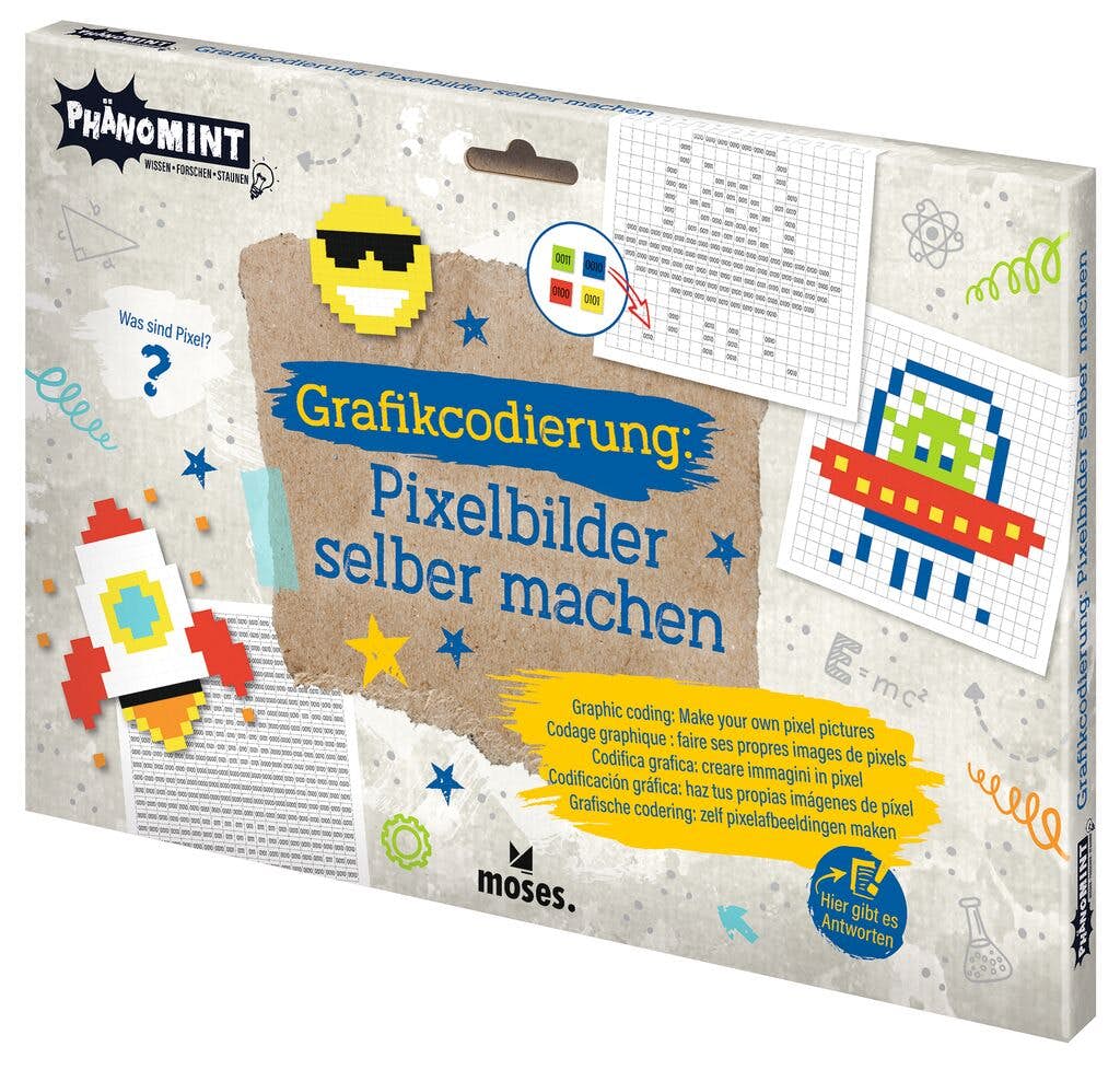 Experiment Moses Verlag PhänoMINT Grafikcodierung