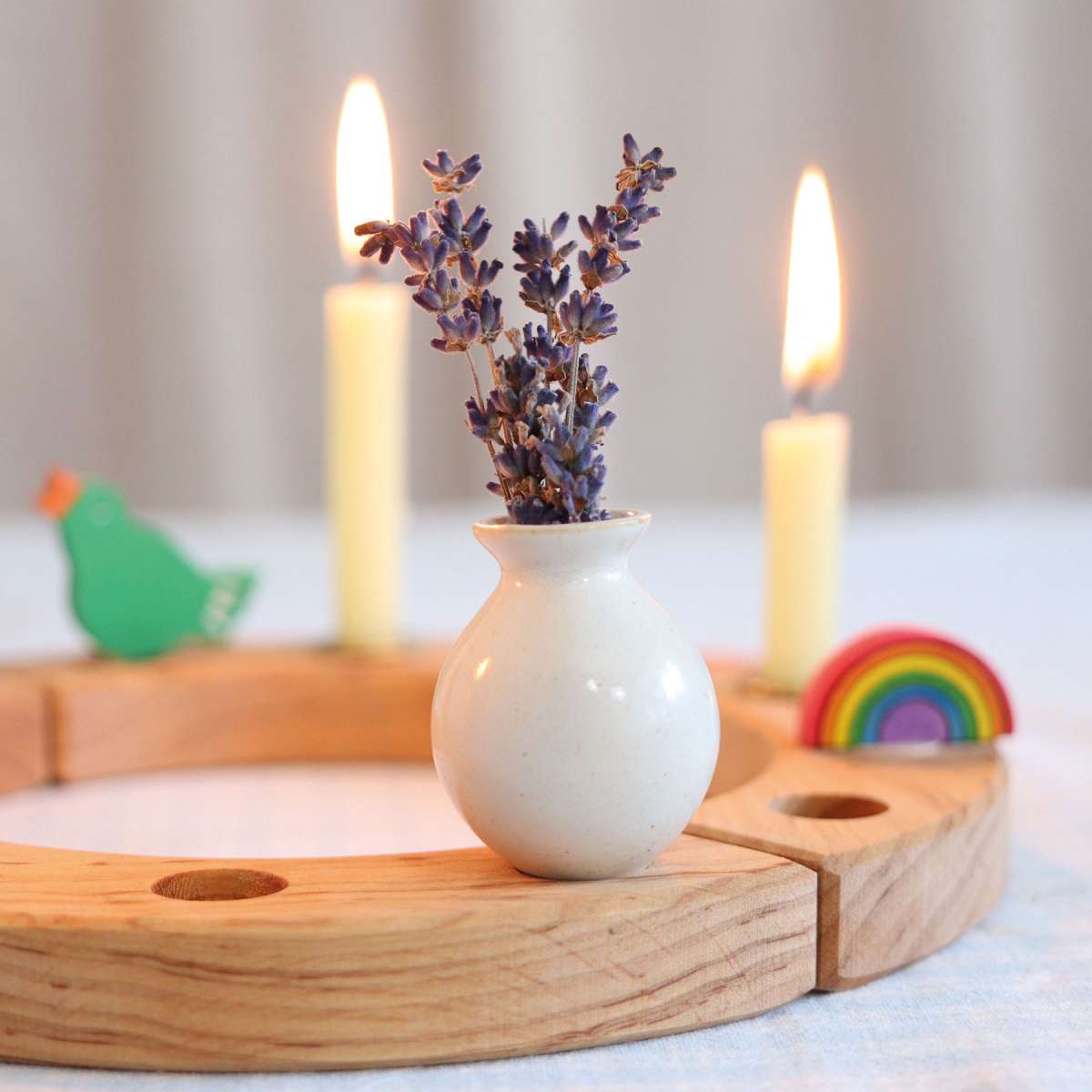 Geburtstagskranz GRIMM'S Spiel und Holz Design Weiße Vase