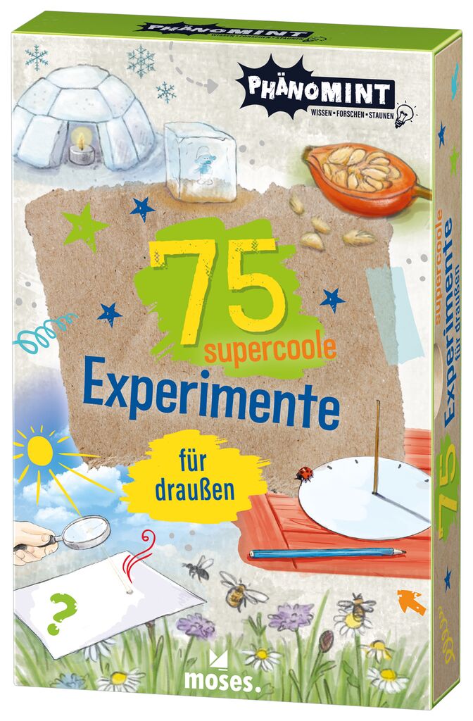 Experiment Moses Verlag PhänoMINT 75 supercoole Experimente für draußen