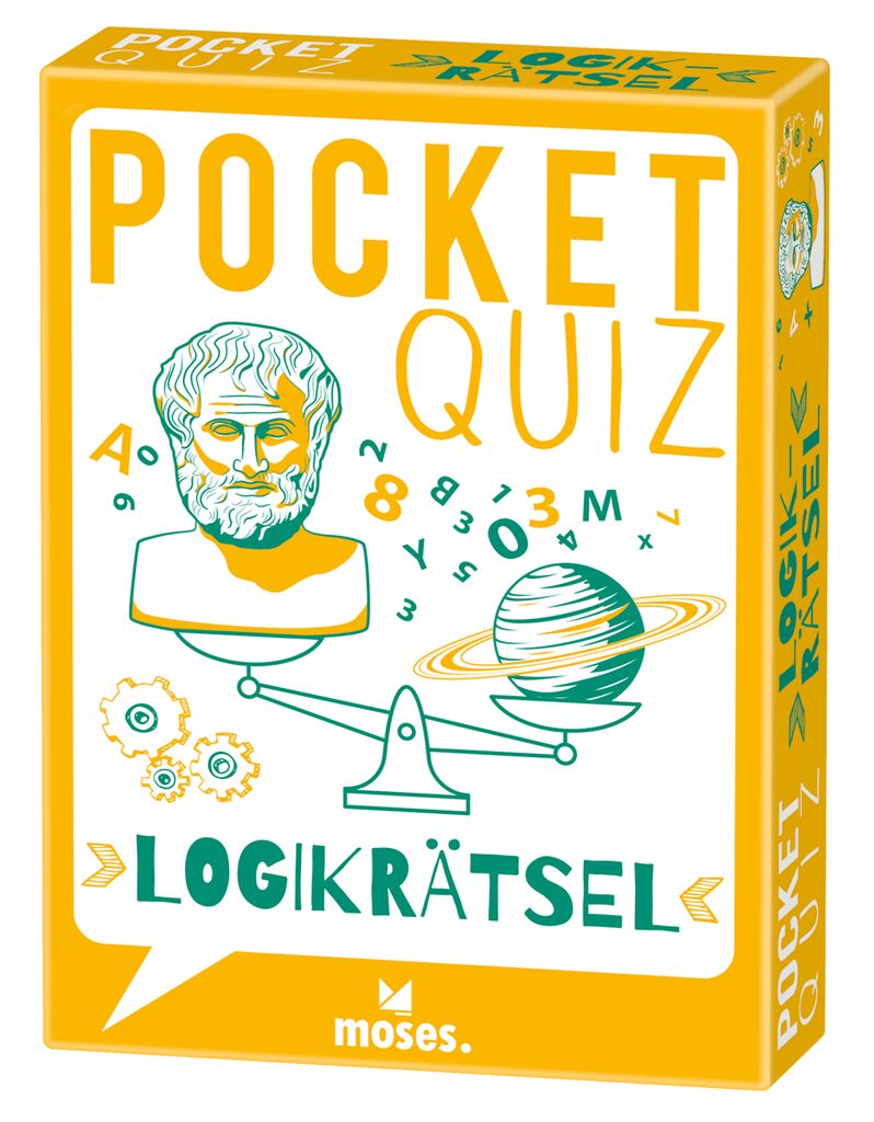 Moses 50 Karten / Pocket Quiz Moses Verlag Pocket Quiz - Logikrätsel