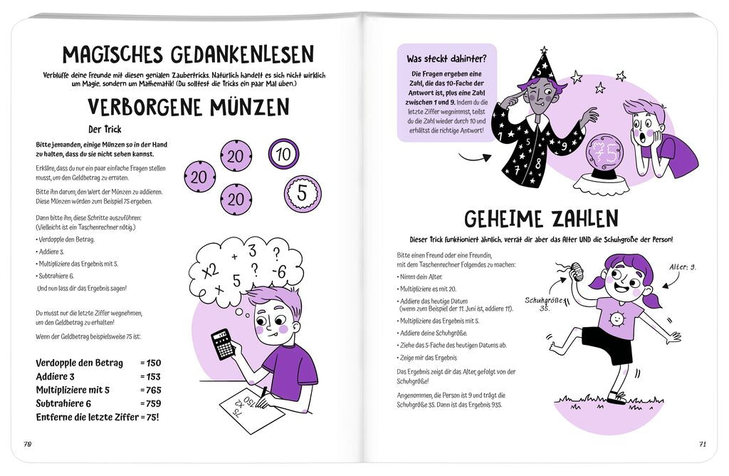 Sachbuch Moses Verlag PhänoMINT 91 mathemagische Rätsel