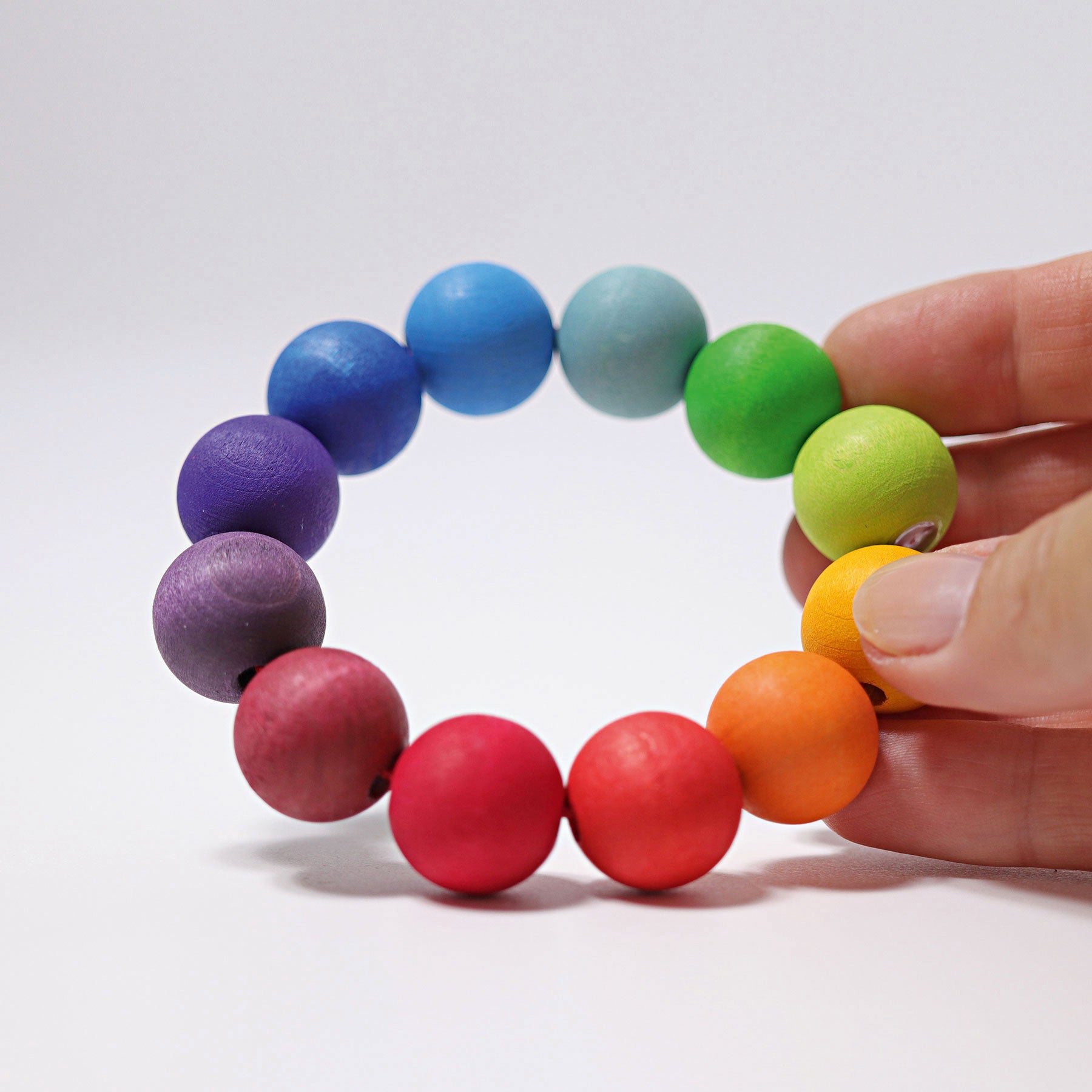 Greifen GRIMM'S Spiel und Holz Design Regenbogen Perlenring