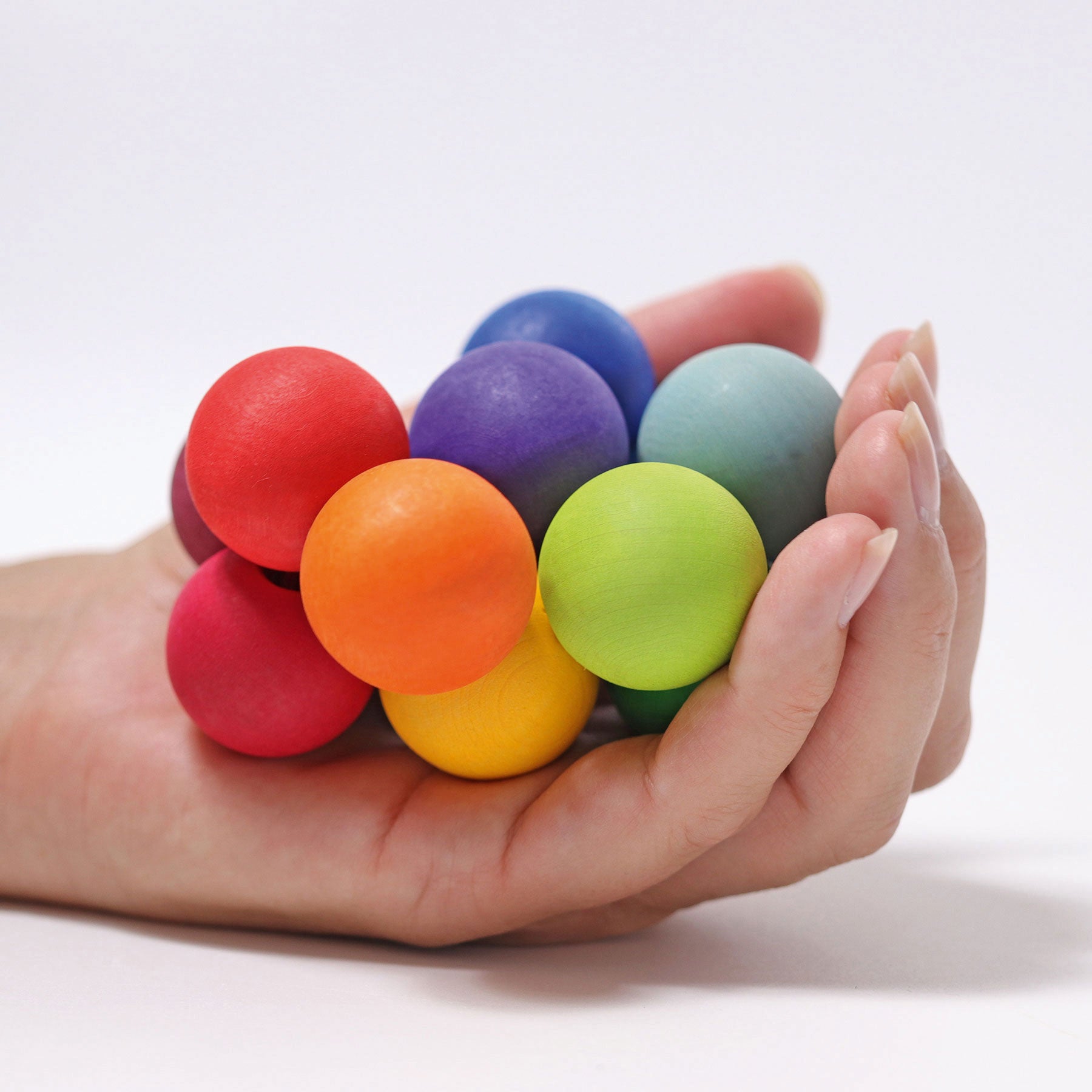Greifen GRIMM'S Spiel und Holz Design Regenbogen Kugelgreifling