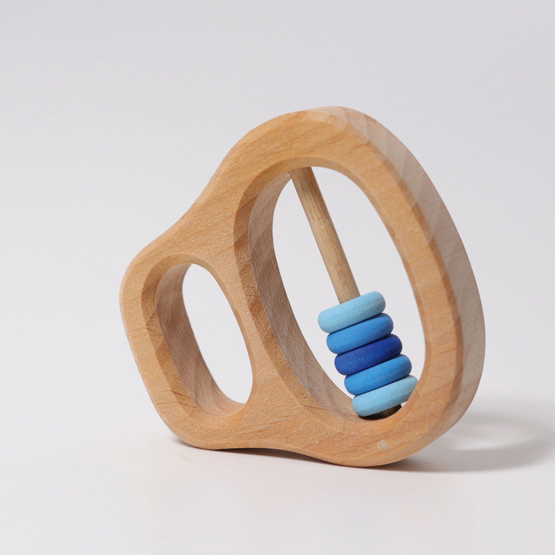 Rasseln GRIMM'S Spiel und Holz Design Klipp Klapp Blau