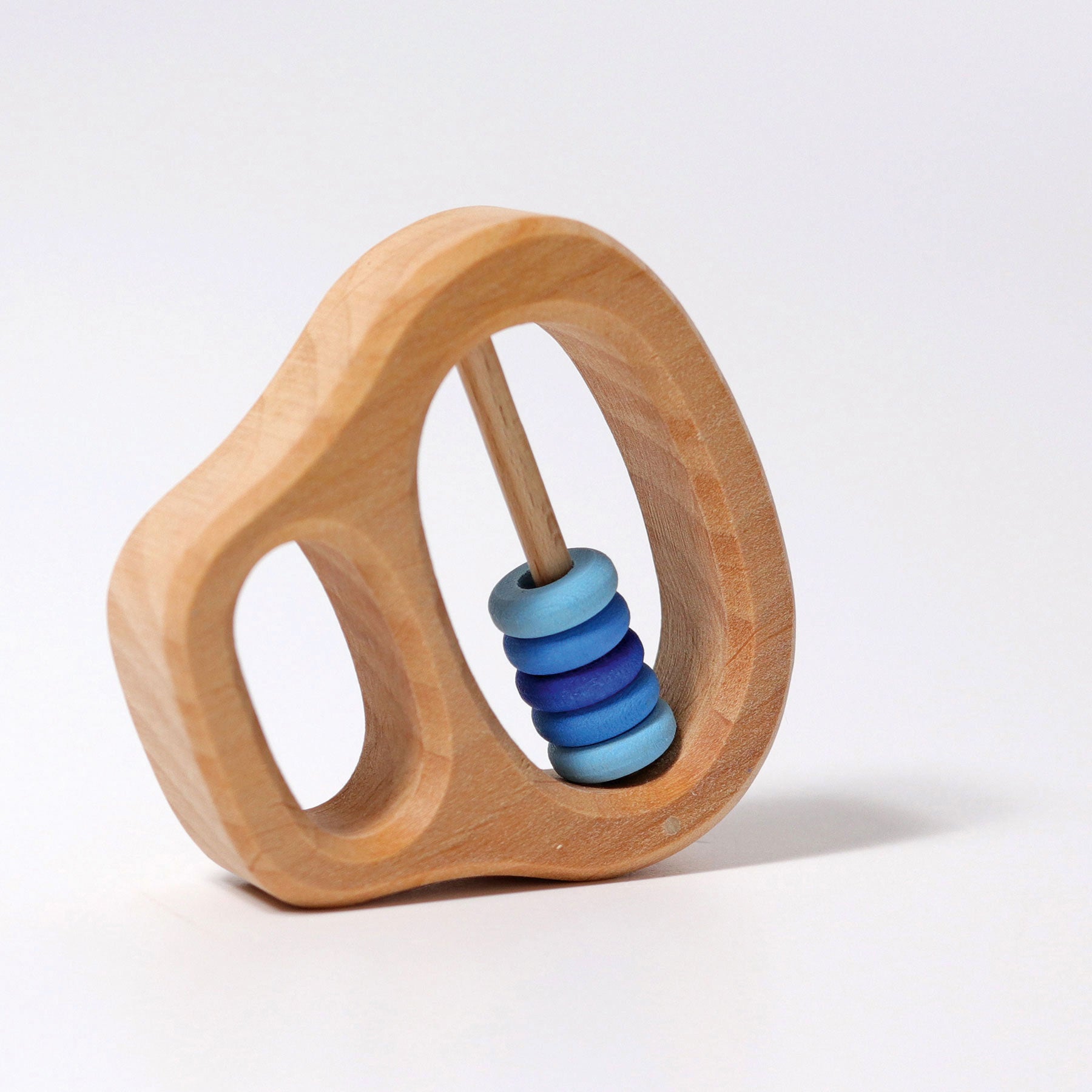 Rasseln GRIMM'S Spiel und Holz Design Klipp Klapp Blau