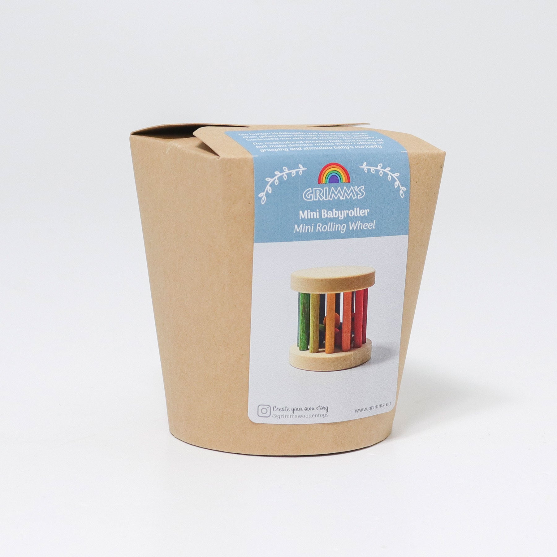 Rassel GRIMM'S Spiel und Holz Design Mini Babyroller