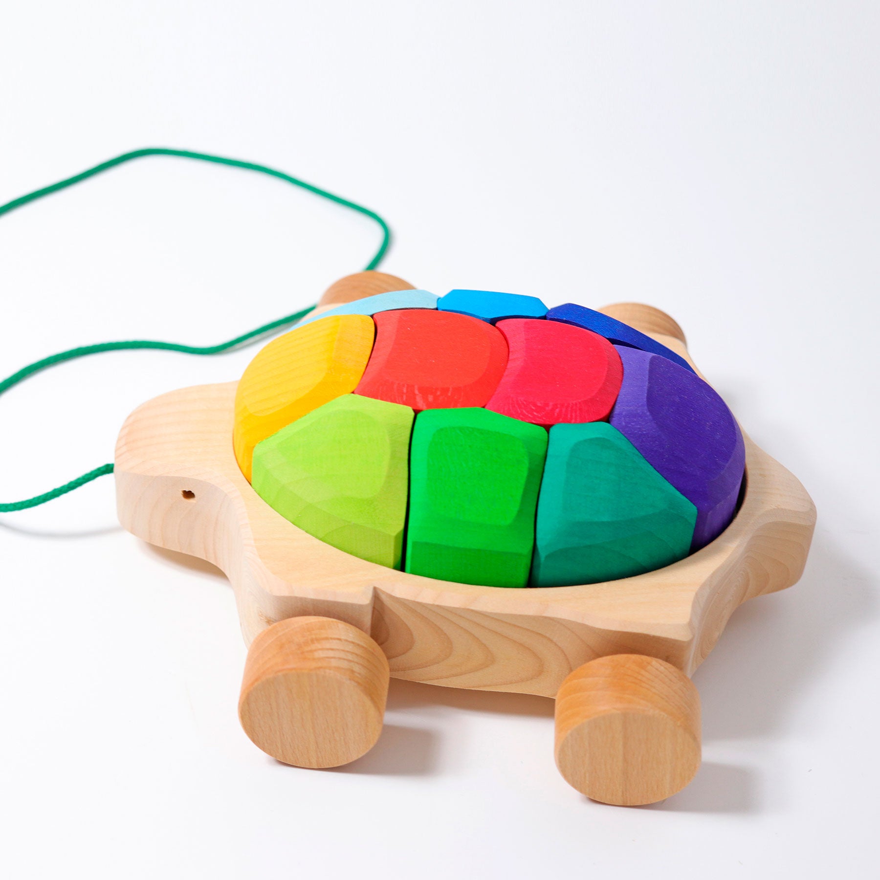 Nachziehen GRIMM'S Spiel und Holz Design Regenbogen Schildkröte