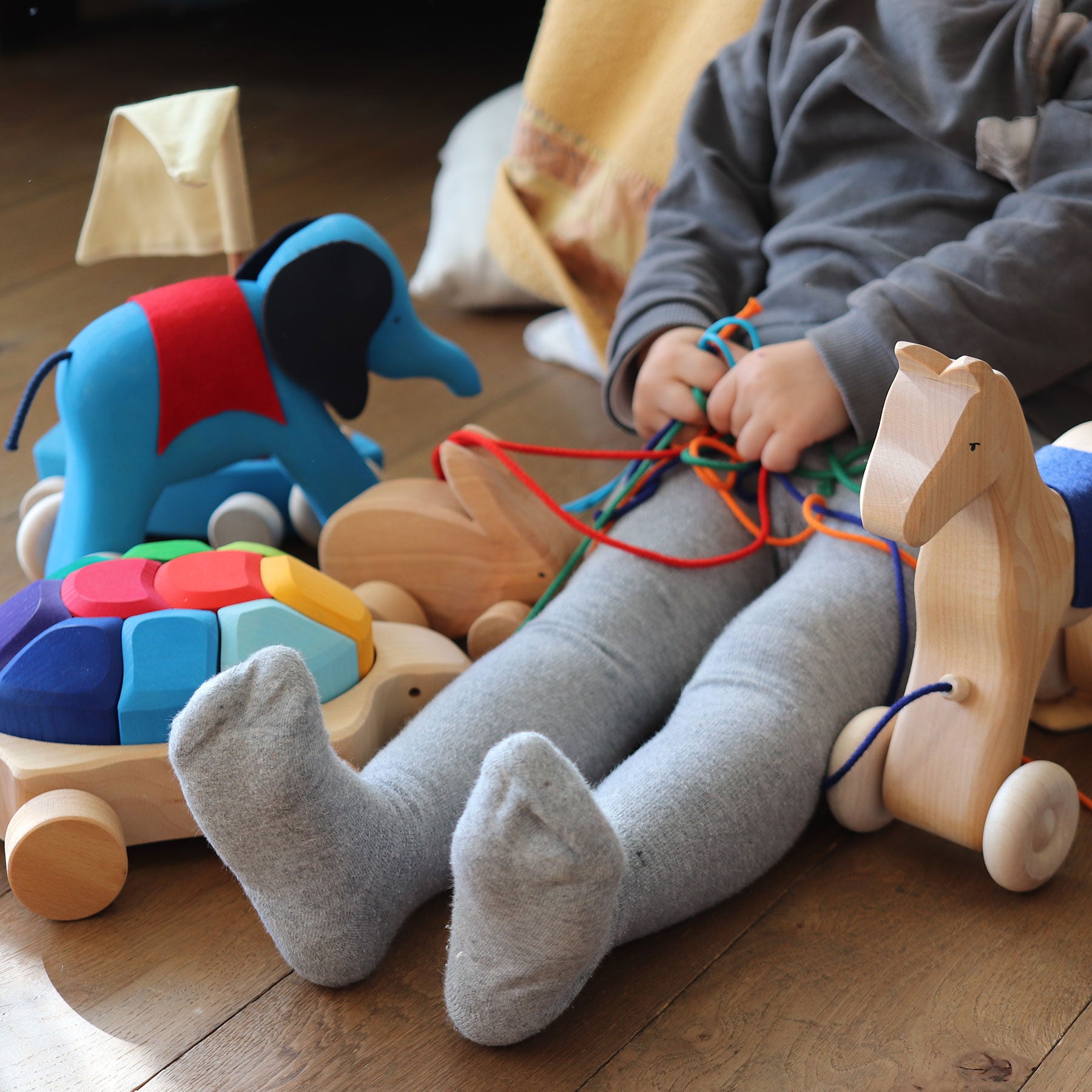 Ziehen GRIMM'S Spiel und Holz Design Elefant Otto