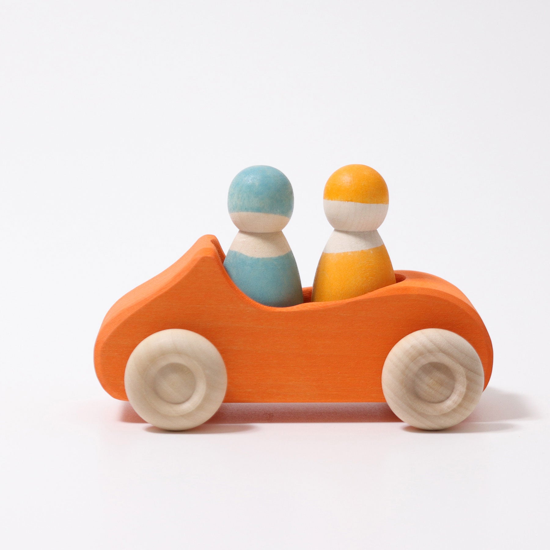 Schieben GRIMM'S Spiel und Holz Design Großes Cabrio Orange