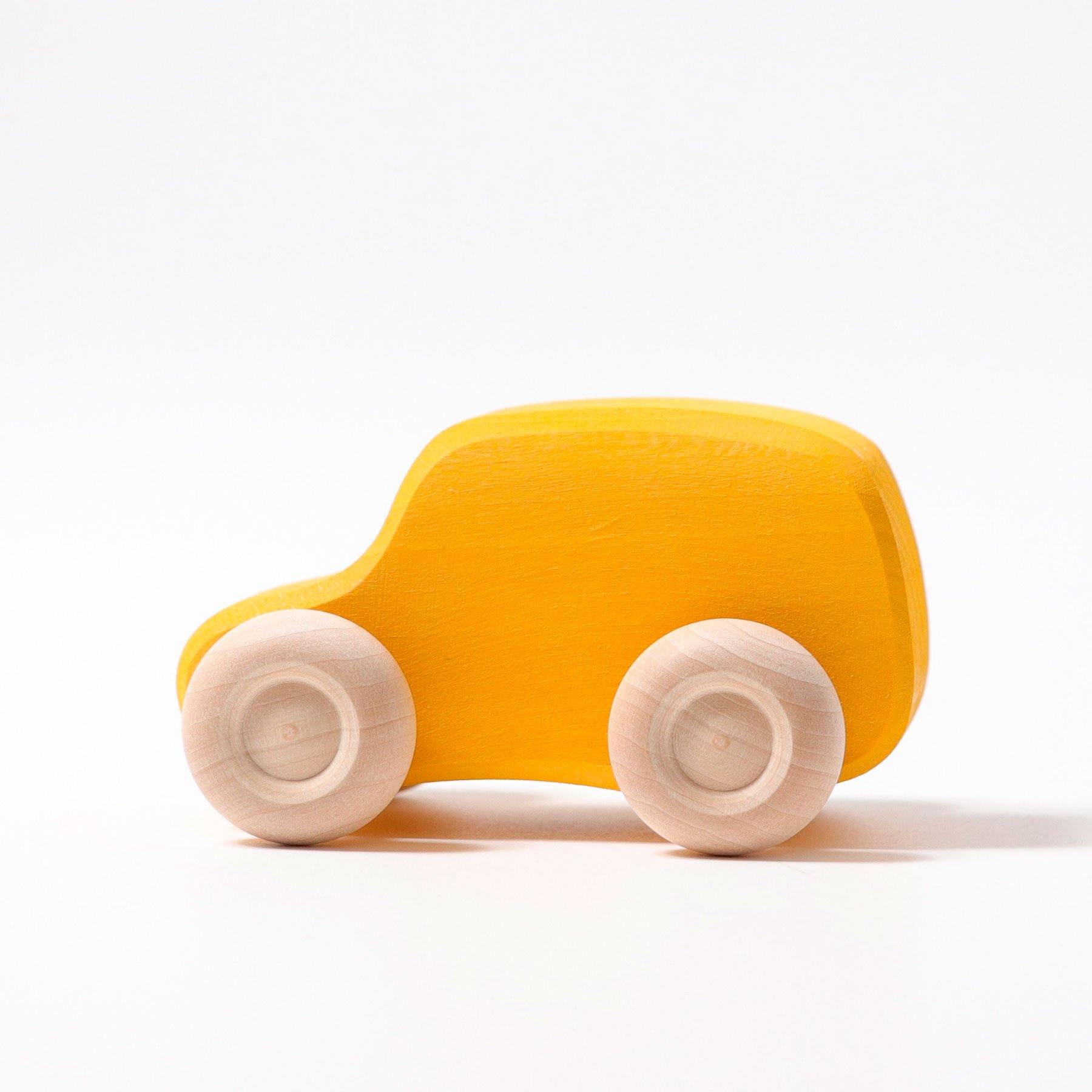 Schieben GRIMM'S Spiel und Holz Design Buntes Holzauto ( 1 Stück)
