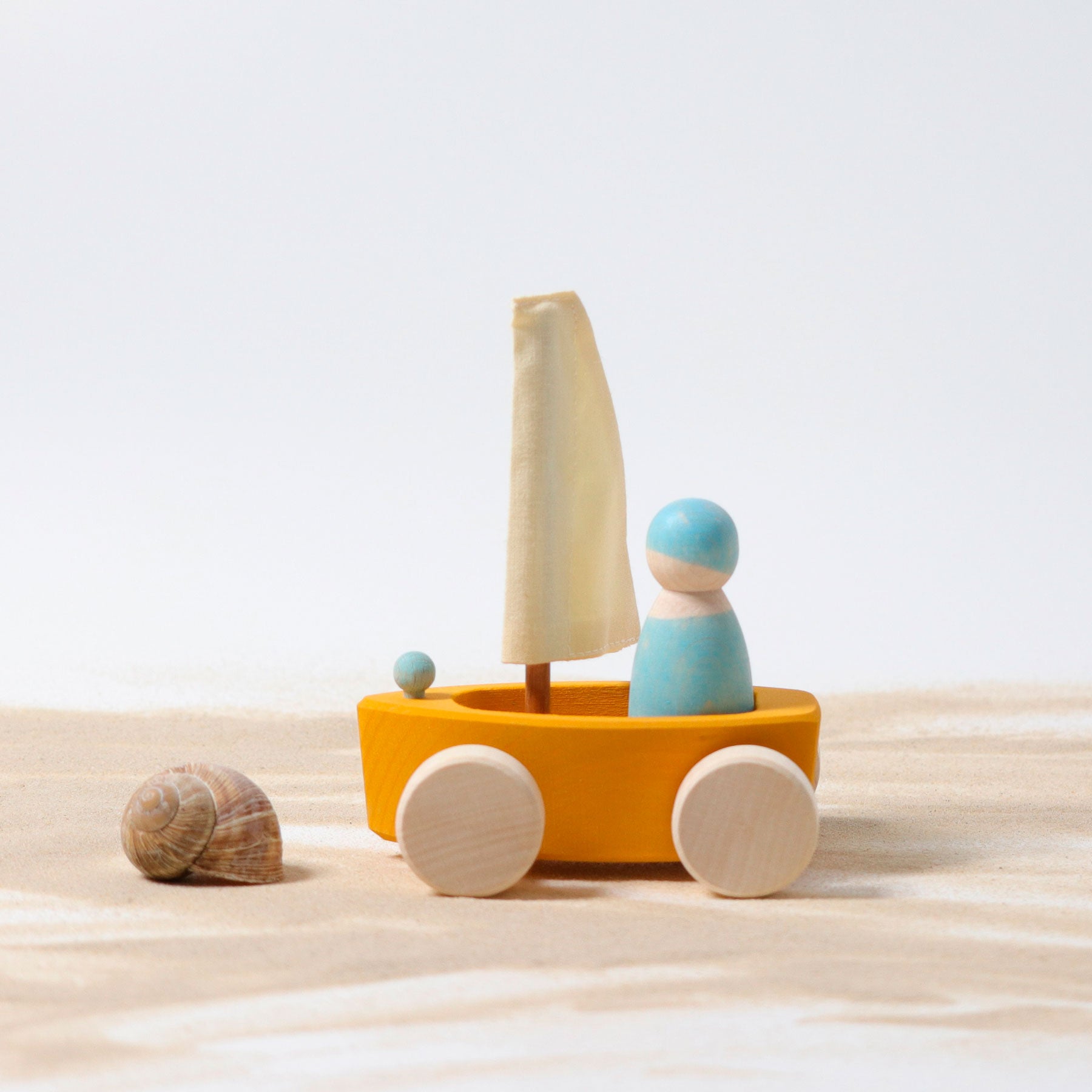 Schieben GRIMM'S Spiel und Holz Design Kleine Strandsegler (1 Stück)