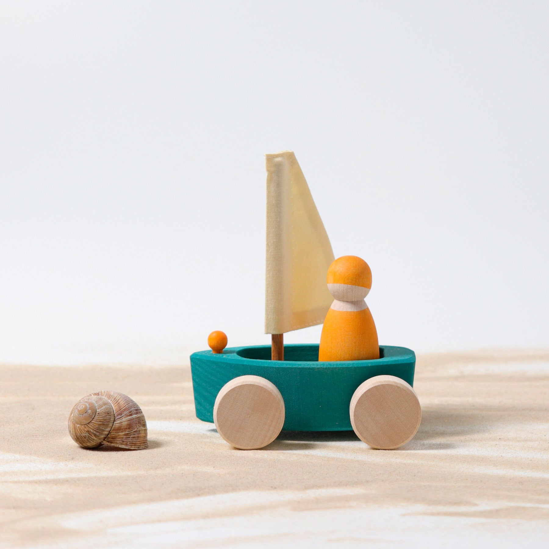Schieben GRIMM'S Spiel und Holz Design Kleine Strandsegler (1 Stück)