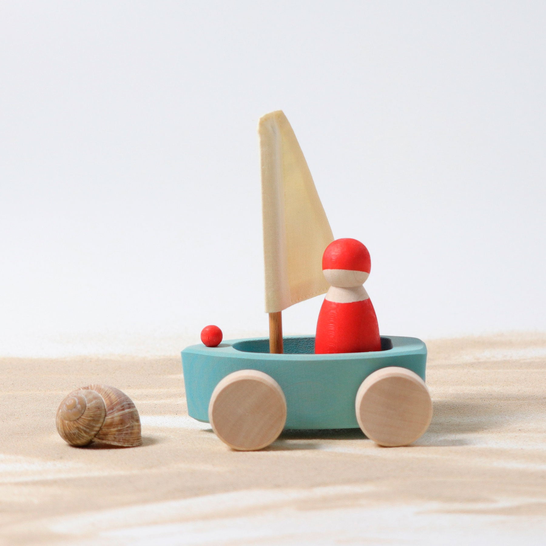Schieben GRIMM'S Spiel und Holz Design Kleine Strandsegler (1 Stück)