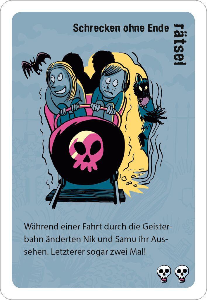 Moses 50 Karten / Pocket Quiz Moses Verlag black stories Junior spooky stories