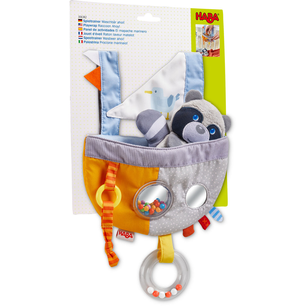 Babyspielwaren HABA Spieltrainer Waschbär ahoi!