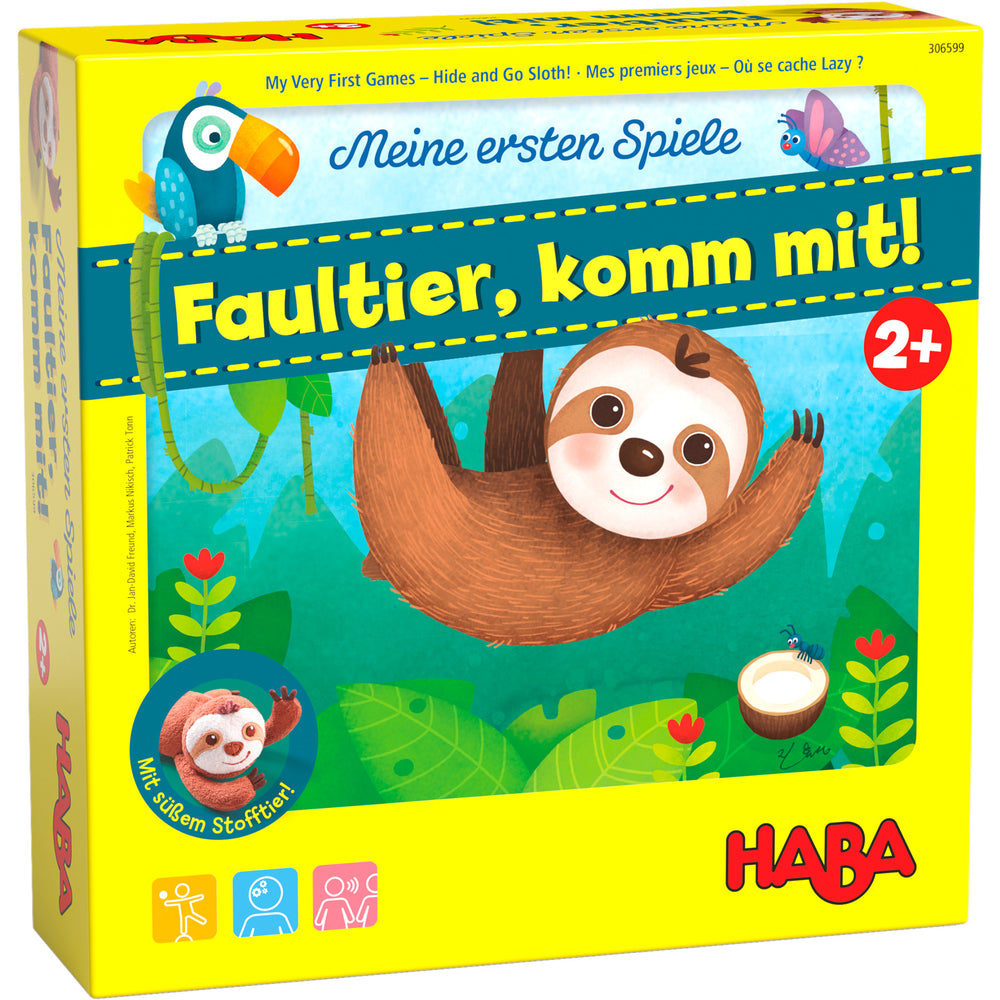 Gesellschaftsspiel HABA Meine ersten Spiele – Faultier, komm mit!