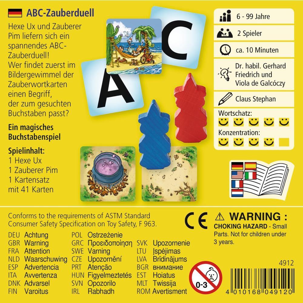 Gesellschaftsspiel HABA ABC-Zauberduell