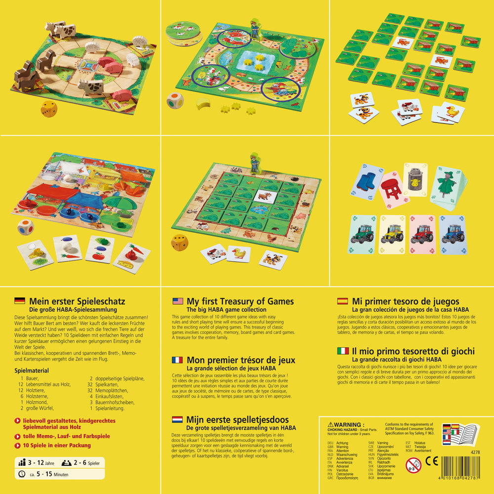 Gesellschaftsspiel HABA Mein erster Spieleschatz - Die große HABA-Spielesammlung