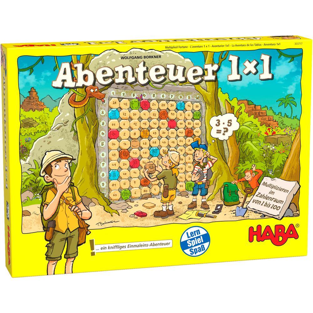Gesellschaftsspiel HABA Abenteuer 1x1