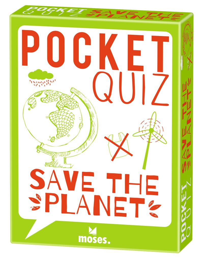 Moses 50 Karten / Pocket Quiz Moses Verlag Pocket Quiz Save the planet