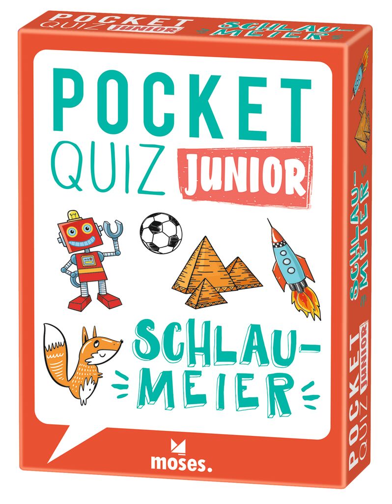Moses 50 Karten / Pocket Quiz Moses Verlag Pocket Quiz junior Schlaumeier